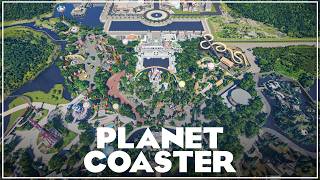 Full Tour of My BEST Fantasy amp Studios Theme Park in Planet Coaster [upl. by Eelarat792]