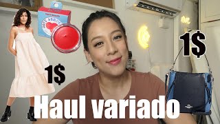 Haul variadito de maquillaje y ropa [upl. by Dore]