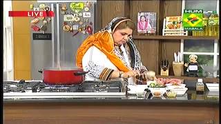 Masala Mornings Chatpatti Biryani Recipe by Shireen Anwar 27 March2015 [upl. by Alurta]