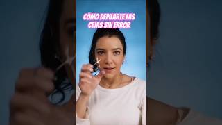 Cómo depilarte las cejas sin error 😨 cejas cejasperfectas depilacion [upl. by Adella]