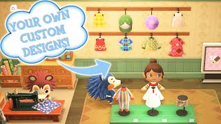 Display your designs in Able Sisters Shop  ANIMAL CROSSING NEW HORIZONS [upl. by Akemyt393]