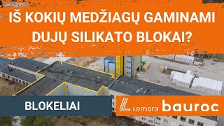 Iš ko gaminami dujų silikatiniai blokai Bauroc Roclite [upl. by Ronni]