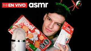 ASMR español EN VIVO INAUGURANDO LA NAVIDAD [upl. by Zetroc]