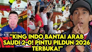 COME BACK IS REAL GILA INDONESIA SAUDI ARABIA TEAM PIALA DUNIA PUN DIBANTAI🇲🇾Reaction [upl. by Eriuqs]