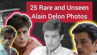 25 Rare and Unseen Alain Delon Photos 💖 [upl. by Lytsyrk]