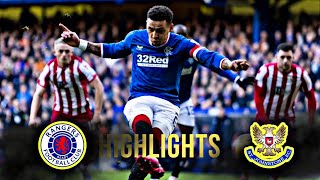 Rangers VS St Johnstone FC  Highlights  Scotland Premiership  7 October 2024 [upl. by Yancy444]