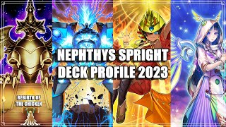 YuGiOh NEPHTHYS SPRIGHT DECK PROFILE DECEMBER 2023 [upl. by Aciras]