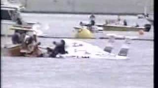 wwwhydrosus 4 Point ELAM Hydroplane Crash [upl. by Aohsoj]