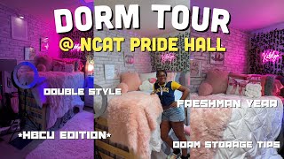 NCAT DORM TOUR Pride hall double  Freshman year 2024 [upl. by Jahncke524]