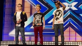 MK1s audition  Written In The Stars  Read All About It Medley  The X Factor UK 2012 [upl. by Barri]