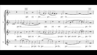 Palestrina  Alma Redemptoris Mater  voci pari score [upl. by Brahear]