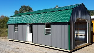 14 x 28 Lofted Garage in Metal [upl. by Ellek]