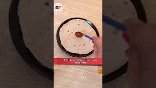 Roti Pizza on Tawa  shorts  Roti Pizza  Pizza Recipe  Delicious Food Recipes [upl. by Tannie]