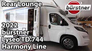 Bürstner Lyseo TD 744 Harmony Line 2022 Motorhome 749 m [upl. by Bobbee]