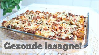 Recept Gezonde Lasagne met Minder Calorieën [upl. by Mcgaw]