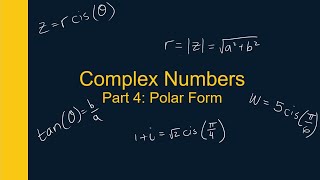 Complex Numbers Part 4 Polar Form [upl. by Arocat87]