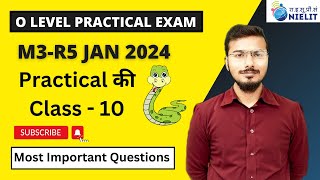 Python M3R51 Practical Exam Preparation Class 10  O Level Practical ki taiyari ComputerG [upl. by Eiaj247]