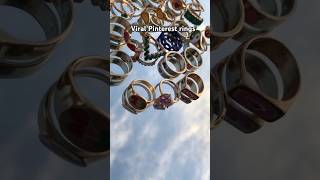 Pinterest rings rings ringslover jewelry smallbusiness viralshort [upl. by Darcy456]