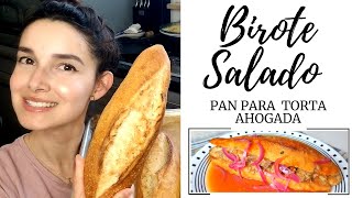 Birote salado para TORTA AHOGADA Como el de GUADALAJARA🔥 Receta original paso a paso desde Alemania [upl. by Gisele]