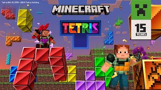 Minecraft x Tetris ® addon [upl. by Ahron678]