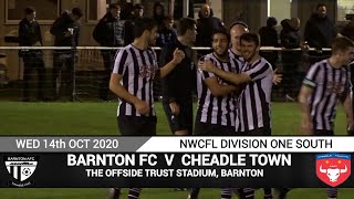 Barnton FC Vs Cheadle Town 141020 [upl. by Brote]