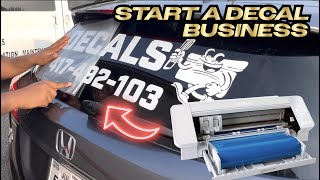 START A DECAL BUSINESS TODAY [upl. by Aznerol]