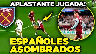 ¡ESPAÑOLES ASOMBRADOS con la FORMA de DEFENDER de EDSON ÁLVAREZ 🔥 vs MANCHESTER UNITED [upl. by Sixele]