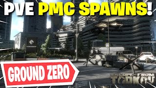 Escape From Tarkov PVE  All PMC Spawn Locations On Ground Zero [upl. by Averyl974]