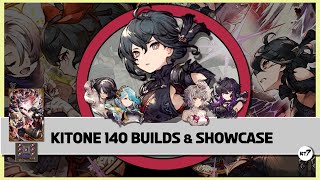 WOTV  Kitone Ashen Lunacestus 140 builds and showcase · Fated Confrontation VC [upl. by Nafets292]