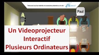 Connecter 3 ordinateurs sur un seul videoprojecteur interactif [upl. by Ethelin]