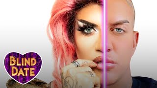 Blind Date Goes Drag Garrii Goes On A Date As Shyanne OShea  Blind Date UK [upl. by Hnid531]