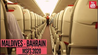 LIVE  MALDIVES  BAHRAIN GF 145  FULL FLIGHT  GULF AIR BOEING 787  MSFS 2020 [upl. by Tserof622]