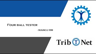 Four ball tester  tribometer [upl. by Aicat903]