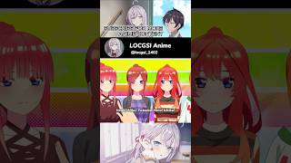 Whose score is 0  The Quintessential Quintuplets  anime animeshorts [upl. by Citron841]