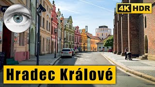 The Jewel of Czech history and culture  Hradec Králové Walking Tour 🇨🇿 Czech Republic 4k HDR ASMR [upl. by Hesta718]