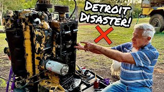 Detroit Diesel DISASTER  How Could this 8v71T 2 Stroke V8 Truck Engine be this BAD [upl. by Annmarie]