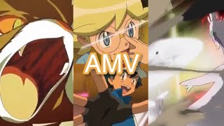 Ash vs Clemont  5th Kalos Gym Battle  Pokémon AMV Catch Fire [upl. by Whalen]