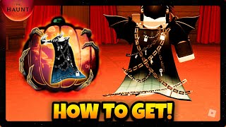 EVENT How To Get DASTARDLY DEATH CAPE in THE HAUNT ROBLOX [upl. by Ebby]