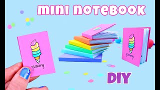 DIY CUTE MINI NOTEBOOKS ONE SHEET OF PAPER  BACK TO SCHOOL HACKS AND CRAFTS [upl. by Elleiram532]