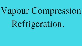 Theory  Vapour Compression Refrigeration and air conditioning [upl. by Leeke]