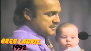 Pastor Greg Laurie 1992 Harvest Church Riverside Baby Dedication Darrin Miller [upl. by Yltneb]