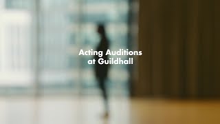 Acting Auditions at Guildhall [upl. by Eidolem]