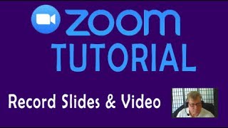 Zoom Tutorial 2 Recording a PowerPoint amp Video with the Zoom Video Conferencing Tool [upl. by Ahtekahs]