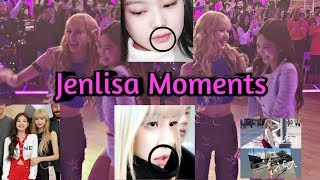 Jenlisa moments in New York Blackpink world tour [upl. by Kcirderf]