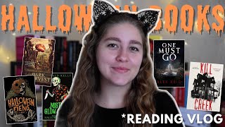 Reading Halloween Horror Books 🎃👻🦇  Reading Vlog [upl. by Yllor]