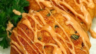 🐟 Crispy Air Fryer Salmon Patties The Ultimate Healthy Dinner Recipe 🍽 [upl. by Ursola26]