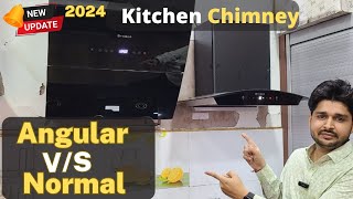 Kitchen Chimney Basic Information Angular chimney vs normal chimney l Best Chimney Model Price etc [upl. by Arihaj]