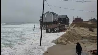 Another house collapses into ocean in Rodanthe on Outer Banks [upl. by Chapa]