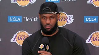 LeBron James Talks Win vs Grizzlies Postgame Interview [upl. by Dronski90]