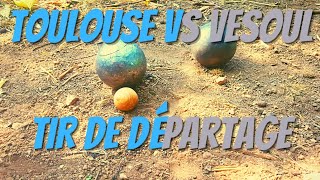 Tir de Départage Toulouse vs Vesoul Trophée des Villes 2022  Pétanque [upl. by Epuladaugairam]